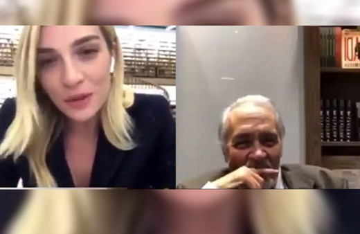 Cansu Canan İle canlı yayın gerçekleştiren İlber Ortaylı: Maşallah şuna bak