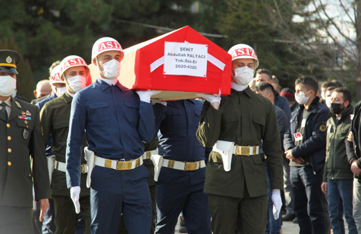 Konyalı şehit asker son yolculuğuna uğurlandı