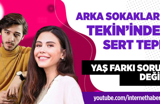 Arka Sokakların Tekin'inden ilişki sorularına tepki!