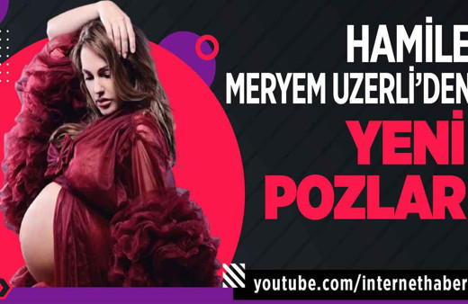 Hamile Meryem Uzerli'den yeni pozlar