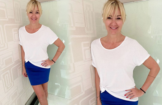 Pınar Altuğ'u gören şaşkınlığını gizleyemedi kırmızı dudaklı maskesi epey şaşırttı