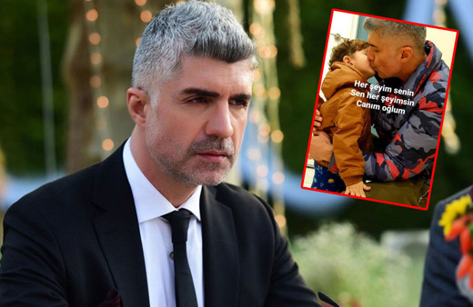Özcan Deniz oğlunu dudağından öptü eleştiriler çığ oldu açıklama yaptı
