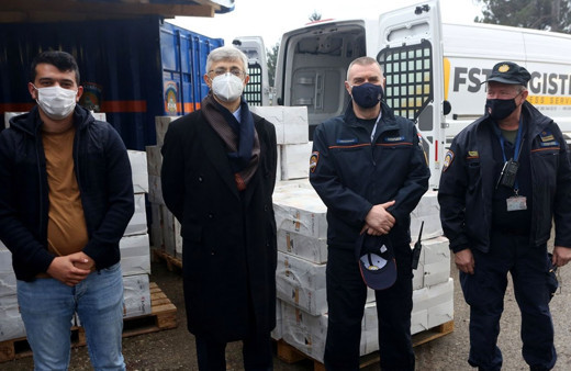 Türkiye'nin yardım malzemeleri, depremin vurduğu Hırvatistan’a ulaştı