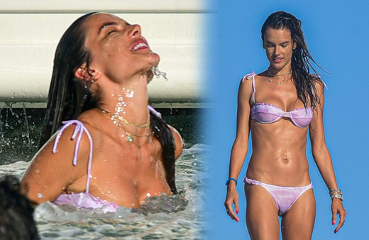 Alessandra Ambrosio bikinisiyle görenleri mest etti! Pozlarıyla şov yaptı