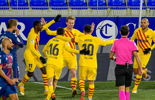 Barcelona, Huesca deplasmanında 3 puanı tek golle aldı