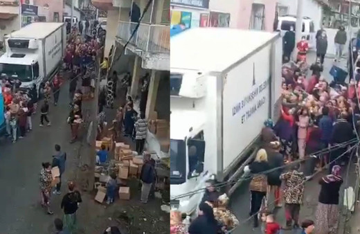 İzmir Büyükşehir Belediyesi’nden erzak dağıtımı rezaleti! Erzak değil korona dağıttılar