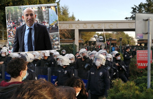 Boğaziçi Üniversitesi'ne rektör atanan Melih Bulu protestoyla karşılaştı