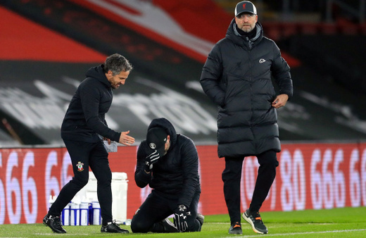 Liverpool'u deviren Southampton'ın hocası Ralph Hassenhüttl ağladı