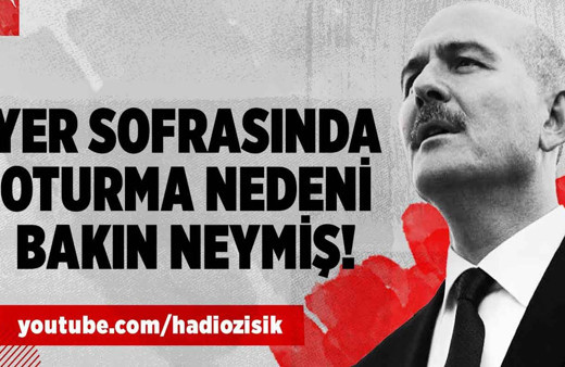 Süleyman Soylu'nun yer sofrası birilerine dert oldu!