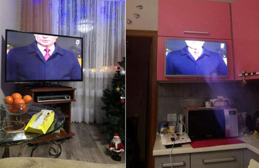 Televizyonu açan şaşkına döndü! Başı olmayan Putin Rusya'yı karıştırdı