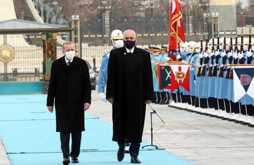 Erdoğan, Arnavutluk Başbakanı Rama'yı resmi törenle karşıladı