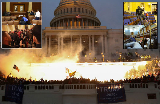 ABD'de kaos! Trump destekçileri Kongre'yi işgali etti dünya basını olayları nasıl gördü?