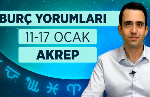 Akrep 11-17 Ocak haftalık burç yorumları çarşambaya dikkat!