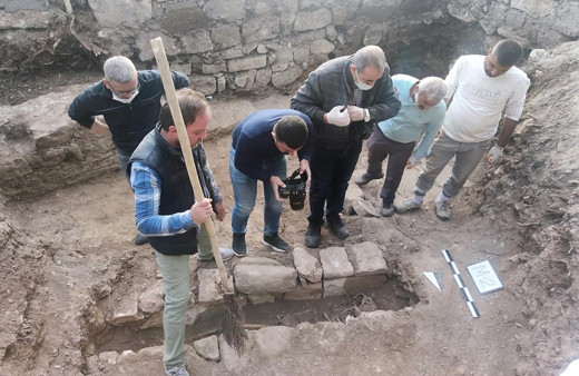 Diyarbakır'da, Sultan 1'inci Kılıçarslan'ın mezar aramalarında kalıntılar bulundu