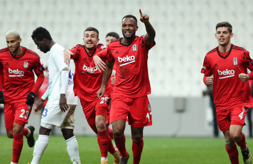 Beşiktaş kupada Çaykur Rizespor'u tek golle eledi