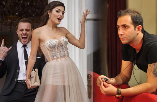 Hande Erçel paylaştı Kerem Bursin'le Sarp Bozkurt'tan olay poz: Biliyorsunuz ben evliyim