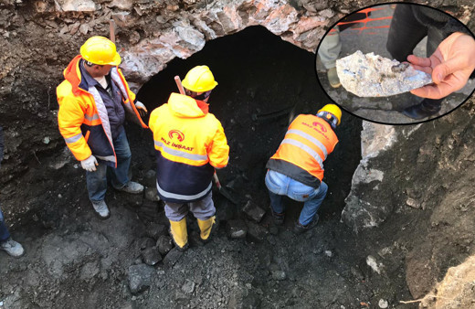 Trabzon'da kepçenin darbesiyle ortaya çıktı! Yetkililer akın etti incelemeye alındı