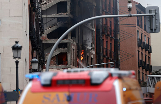 İspanya'nın başkenti Madrid'de şiddetli patlama