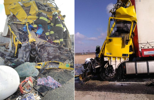 Konya'da TIR'ların çarpıştığı kazada sürücü kabini parçalara ayrıldı 1 kişi öldü