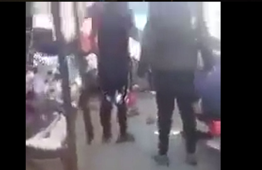 Bağdat'ta bombalı saldırı anı