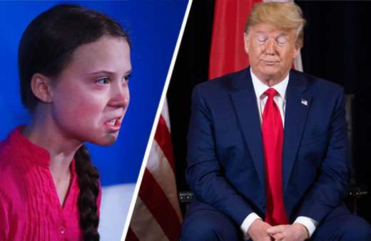 İklim aktivisti Greta Thunberg, Donald Trump'ı kendi sözleriyle vurdu