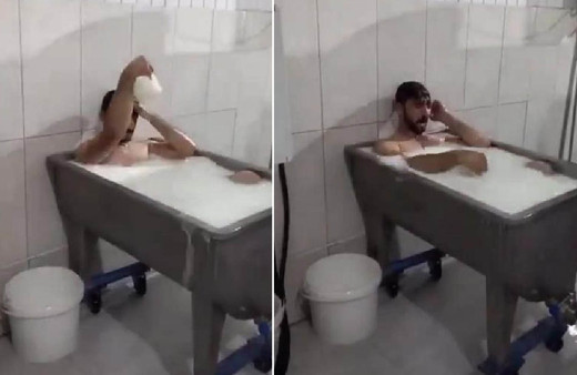 Konya'da süt banyosu yapan şahısların 15 yıla kadar hapisleri istendi