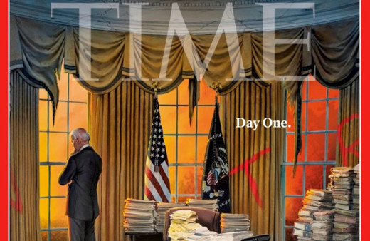 ABD'de Time dergisinin Joe Biden kapağı gündeme bomba gibi düştü