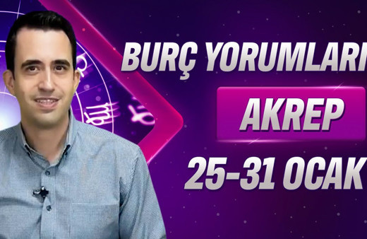 Akrep haftalık burç yorumları 25-31 Ocak çarşamba gününe dikkat edin!