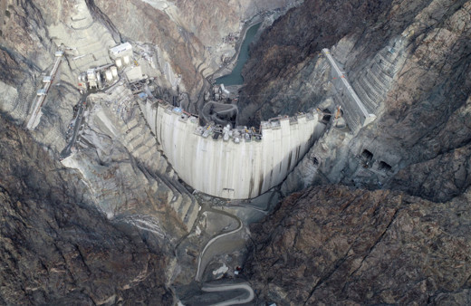 Artvin Yusufeli Barajı gövde inşaatının yüzde 96'sı tamamlandı