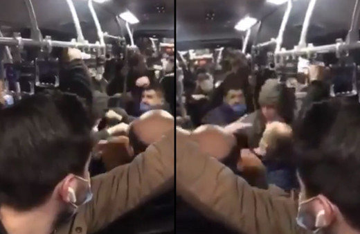 İstanbul'da metrobüste dehşet anları kamerada! Ortalık bir anda karıştı