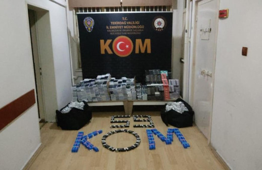 Tekirdağ'da yüzlerce ele geçirildi! Piyasa değeri 5 milyon TL!