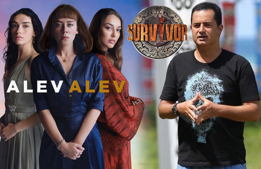 Survivor ile  Alev Alev reytingde dibe çakıldı! Zirveyi bakın hangi dizi kaptı