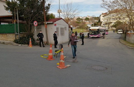 İstanbul Sarıyer'de durakta otobüs bekleyen kişiye silahla ateş açıldı