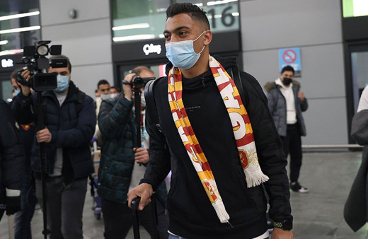 Galatasaray'ın yeni transferi Mostafa Mohamed, İstanbul'da