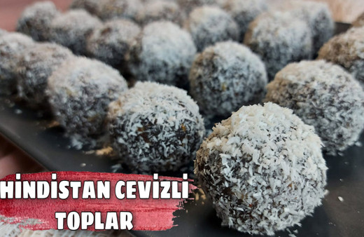 Hindistan cevizli kakao topları nasıl yapılır tam bir atıştırmalık!
