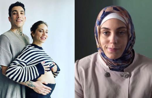 Öykü Karayel hamilelik pozunu verdi Can Bonomo baba olmaya hazırlanıyor