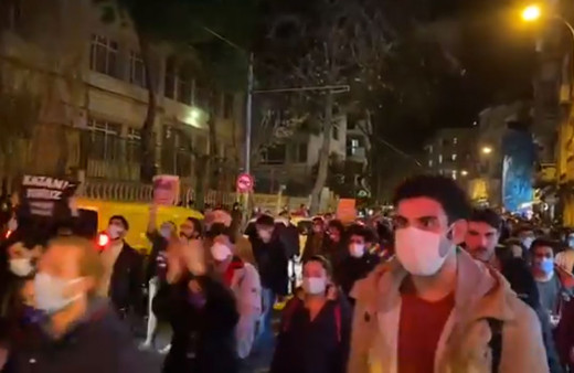 Boğaziçi protestosu Kadıköy'ü karıştırdı!