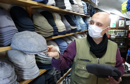 Trabzonspor'un efsane isimleri takmıştı; kasket moda oldu