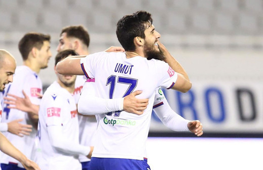 Umut Nayir, Hajduk Split'i galibiyete taşıdı