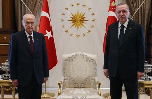 Cumhurbaşkanı Erdoğan ve Bahçeli arasındaki görüşme başladı