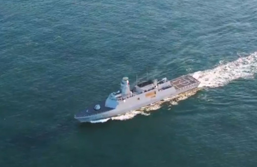 Milli gemi savar füze 'Atmaca' hedefi imha etti