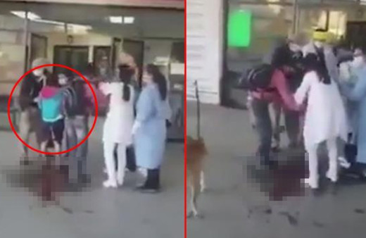 Hastanede kapasite dolunca alınmadı! Sokak ortasında doğum yaptı