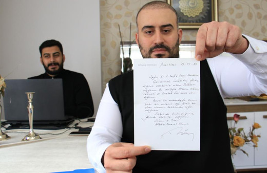 Elazığ'da 22 yıl sonra eşyalarının arasında bulundu! Erdoğan'ın mektubu ilk kez ortaya çıktı
