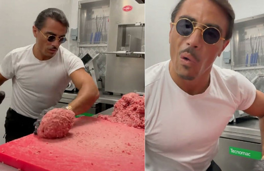 Kıymayla yaptıkları pes dedirtti Nusret Gökçe yine olay yarattı tepkiler geldi