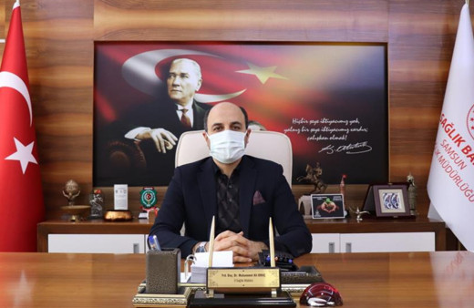 Samsun İl Sağlık Müdürü Muhammet Ali Oruç'tan kötü haber