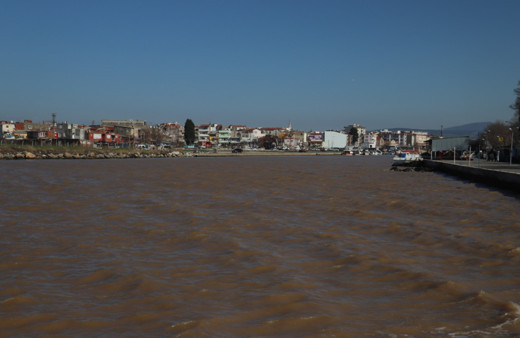 Çanakkale'de görenler hayrete düştü! Boğaz kahverengiye döndü