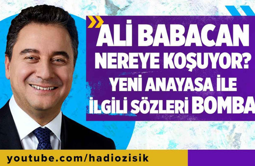 Ali Babacan nereye koşuyor? Yeni Anayasa ile ilgili sözleri bomba!
