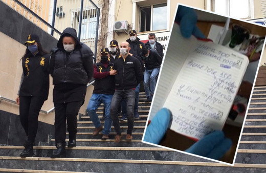 Zenginlere katalogdan kadın göndermişler! Kadın çete lieri her şeyi tek tek not almış