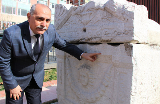 Amasya ilinde bulunan 1700 yıllık lahitte yazılan beddua ürküttü