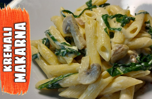 Kremalı mantarlı makarna nasıl yapılır tadına doyum olmaz!